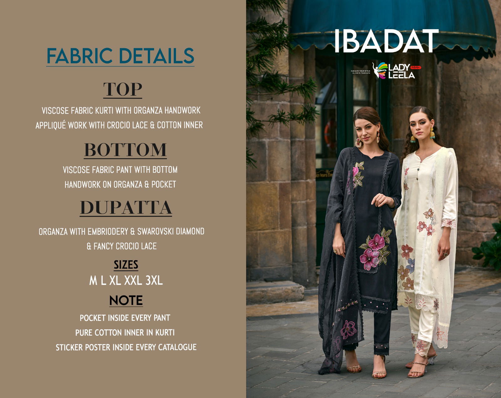 Ibadat Lady Leela Designer Readymade Suits Catalog